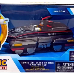 Cheapest 👏 Sonic The Hedgehog All Stars Racing Transformed Pullback Racers Shadow Vehicle 🔔