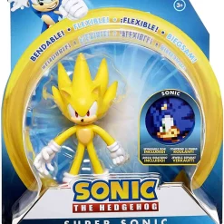 Promo 👏 Sonic The Hedgehog 2020 Series 2 Super Sonic Action Figure 🌟