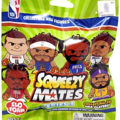 Deals 👏 NBA SqueezyMates Series 3 🏀 Basketball Mystery Pack [1 RANDOM Figure] 😍