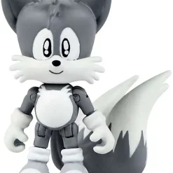 Coupon 😉 Sonic The Hedgehog Classic Tails Action Figure [Black & White Deco] 💯 -Sonic the Hedgehog Sales tailsclassicbw inset1