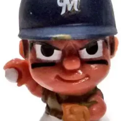 Discount ✔️ MLB TeenyMates ⚾ Baseball Series 2 Pitchers Milwaukee Brewers Mini Figure [Loose] 🤩