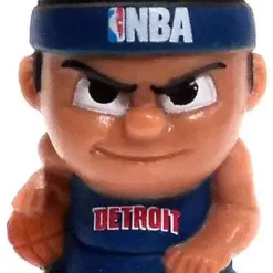 Cheapest 💯 NBA TeenyMates 🏀 Basketball Series 1 Dribblers Detroit Pistons Minifigure [Loose] 👍