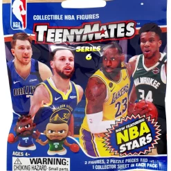 Brand new 😀 NBA TeenyMates 🏀 Basketball Series 6 Mystery Pack [2 RANDOM Figures] ✔️