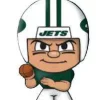 Wholesale 😀 NFL TeenyMates Football Series 1 Quarterbacks New York Jets Minifigure [Loose] 🧨