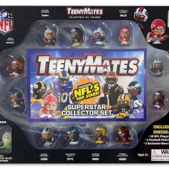 Cheapest 🛒 NFL TeenyMates 2023 Football Series 11 Superstar Collector Set 🔥