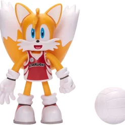 Best deal 🧨 Sonic The Hedgehog 2020 Series 3 Tails Action Figure [Volleyball] 🎁 -Sonic the Hedgehog Sales volleyballtails inset2