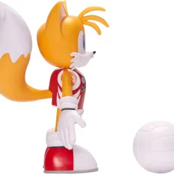Best deal 🧨 Sonic The Hedgehog 2020 Series 3 Tails Action Figure [Volleyball] 🎁 -Sonic the Hedgehog Sales volleyballtails inset4