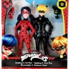 Deals 👍 Miraculous Zag Heroez Ladybug & Cat Noir 10-Inch Doll 2-Pack 😍